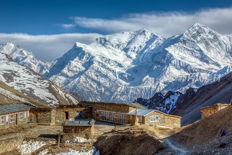 尼泊尔Annapurna Circuit Trek Thorong High Camp